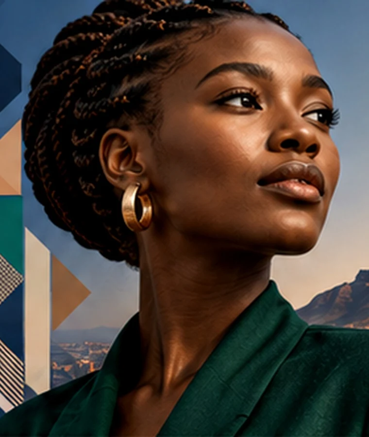 Portrait of a confident South African businesswoman